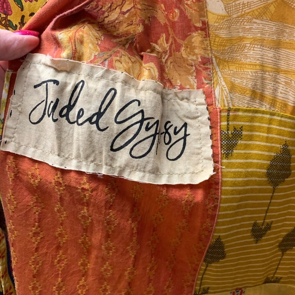 Jaded Gypsy Colorful Patchwork Top - Picture 4 of 6